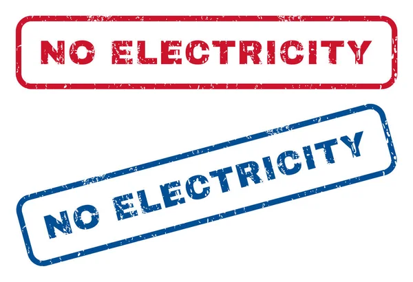 Nessun francobolli di Elettricità — Vettoriale Stock