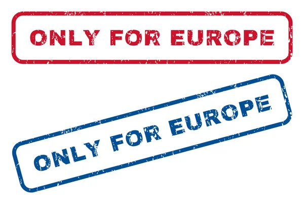 Apenas para a Europa Selos de borracha — Vetor de Stock