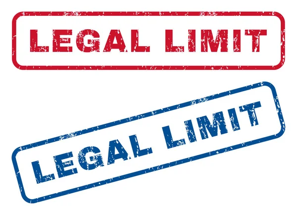 Limite legale Timbri di gomma — Vettoriale Stock