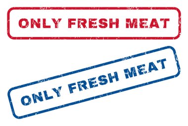 Sadece taze et lastik pullar