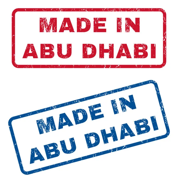 Зроблено в Абу-Дабі штампів — стоковий вектор