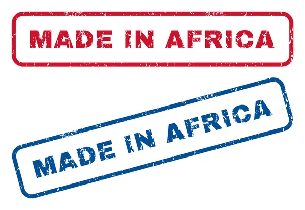 Feito em África Selos de borracha — Vetor de Stock