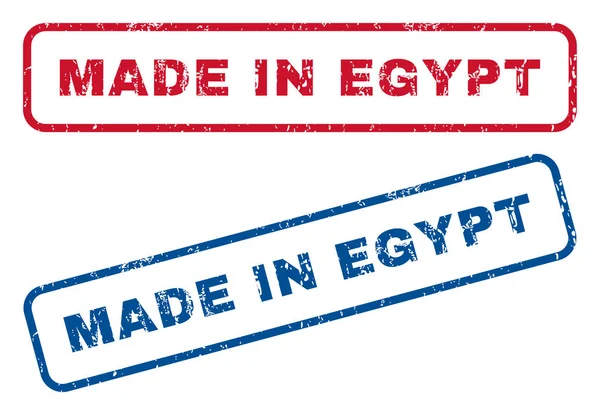 Hecho en Egipto Sellos de goma — Vector de stock