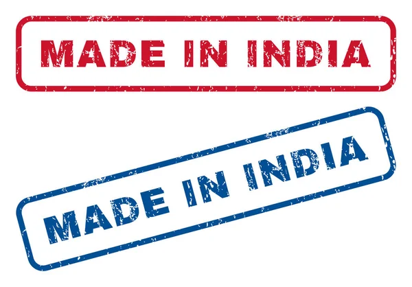 Gjort i Indien Rubber Stamps — Stock vektor