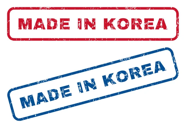 Made In Korea Timbri di gomma — Vettoriale Stock