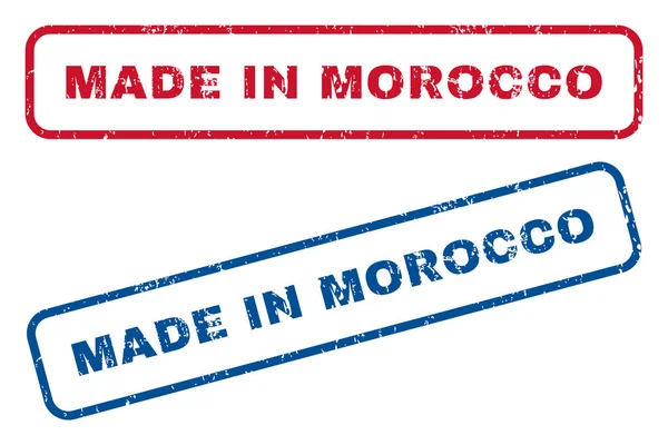 Зроблено в Марокко штампів — стоковий вектор