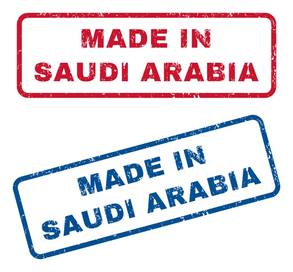 Sellos de goma hechos en Arabia Saudita — Vector de stock