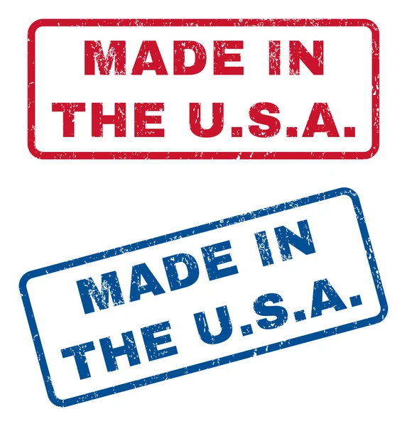 ABD lastik pullar yapılan — Stok Vektör
