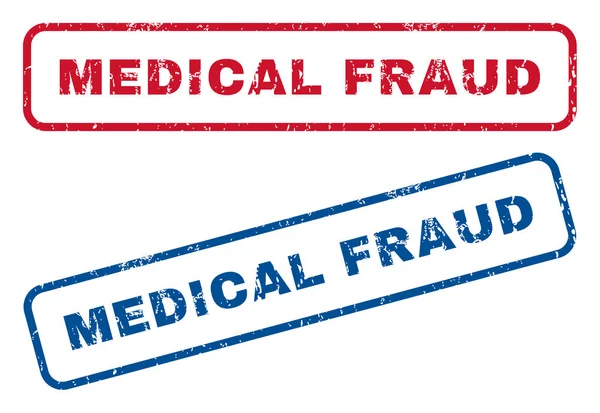 Medical Fraud Rubber Stamps — Stock Vector