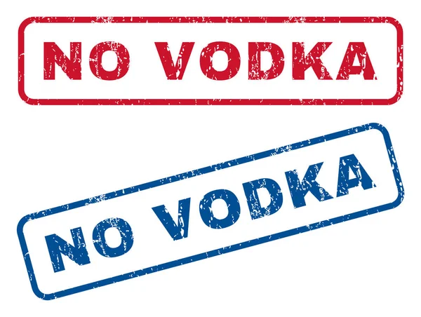 Žádná gumová razítka Vodka — Stockový vektor