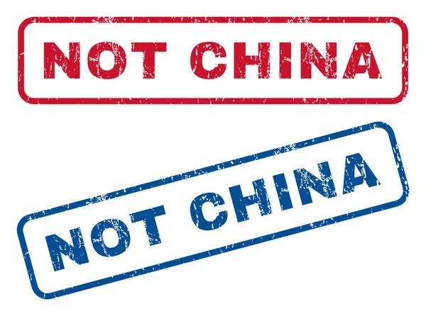 Não China Selos de borracha — Vetor de Stock