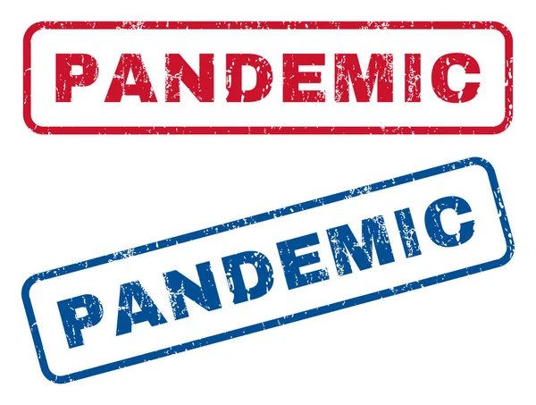 Pandemie-Stempel — Stockvektor