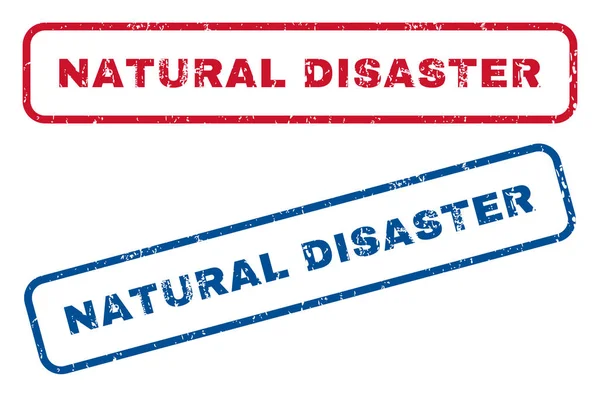 Naturkatastrophen-Stempel — Stockvektor
