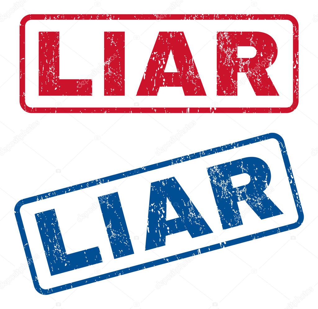 Liar Rubber Stamps