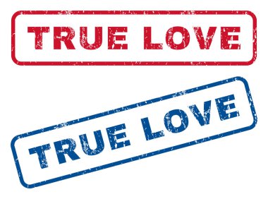 Gerçek aşk lastik pullar