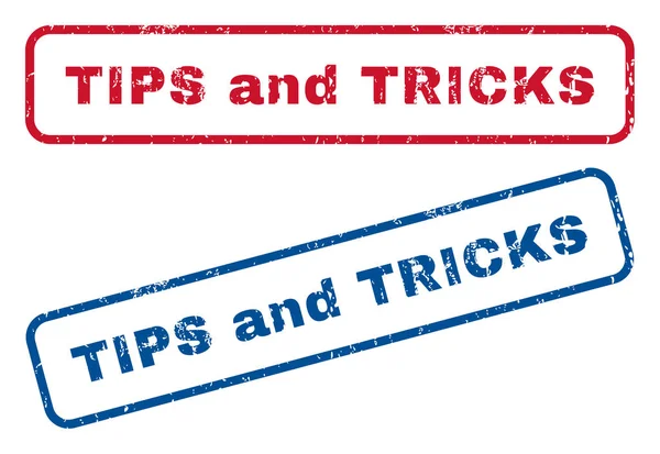 Tips en trucs-stempels — Stockvector