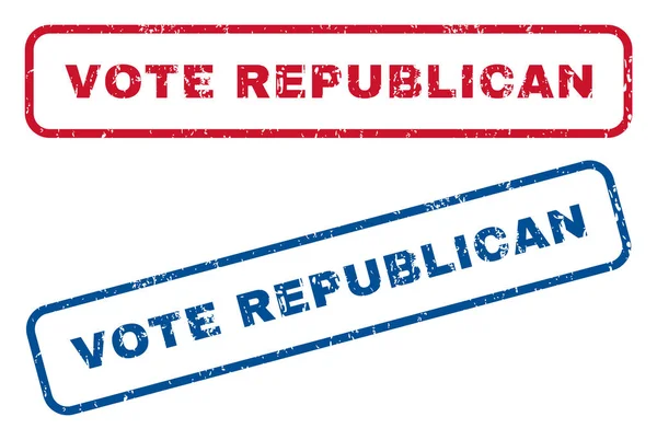 Omröstning republikanska stämplar — Stock vektor