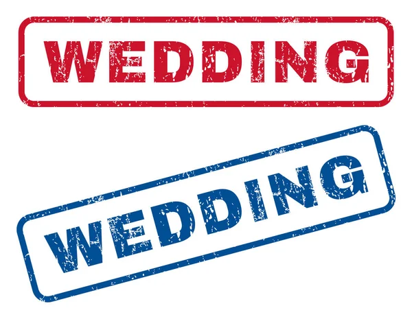 Bröllop stämplar — Stock vektor