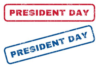 Başkan günü lastik pullar