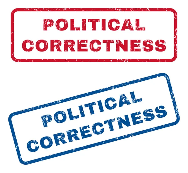 Politisk korrekthet stämplar — Stock vektor