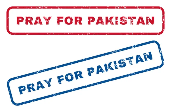Beten für pakistanische Stempel — Stockvektor