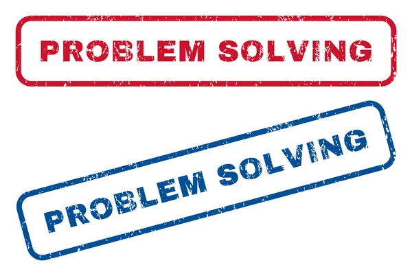 Problem Solving Rubber Stamps — Stock Vector