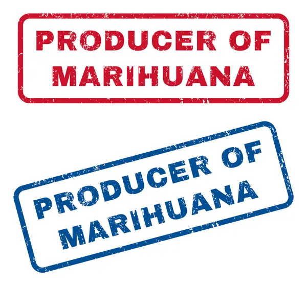 Hersteller von Marihuana-Stempeln — Stockvektor