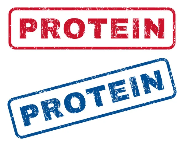 단백질 고무 우표 — 스톡 벡터