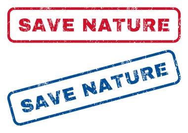 Doğa lastik pullar kaydetmek