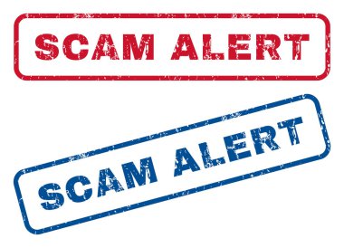 Scam Uyarı lastik pullar