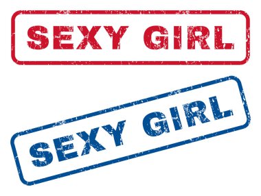 Seksi kız lastik pullar