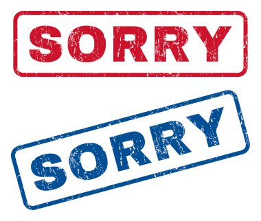 Üzgünüm lastik pullar