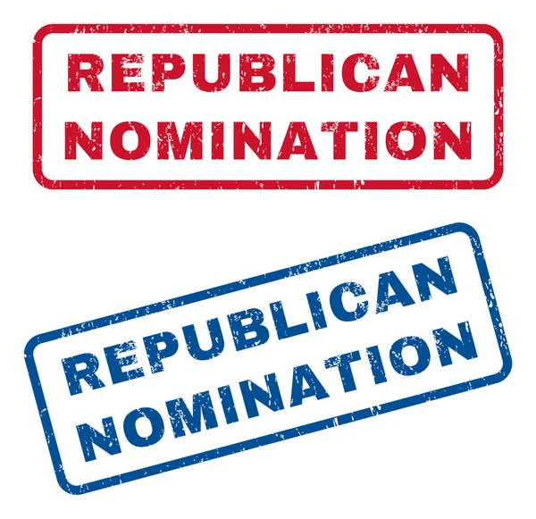 Republikanernas nominering stämplar — Stock vektor