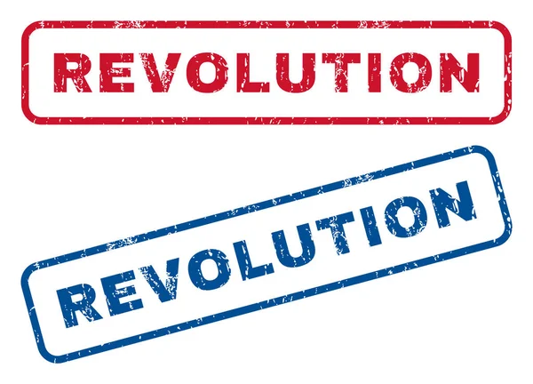 Revolución Sellos de goma — Vector de stock