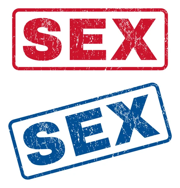 Selos de borracha de sexo — Vetor de Stock