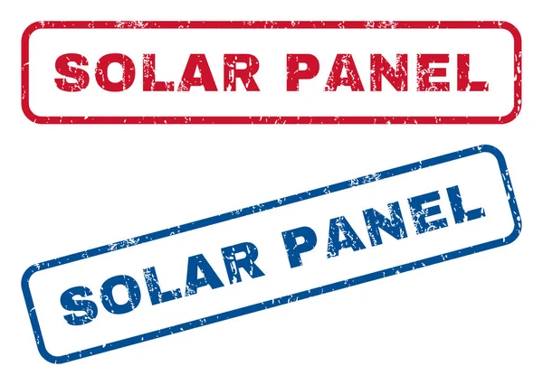 Panel słoneczny pieczątek — Wektor stockowy