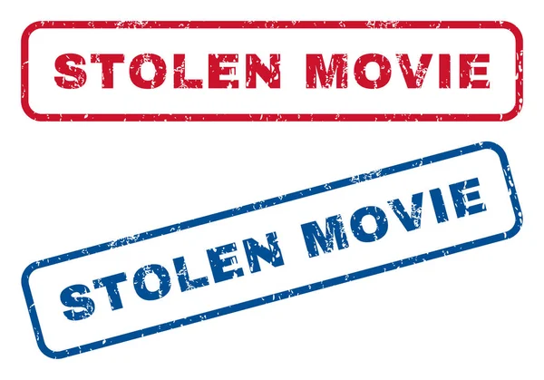 Stolen Movie Rubber Stamps — Stock Vector
