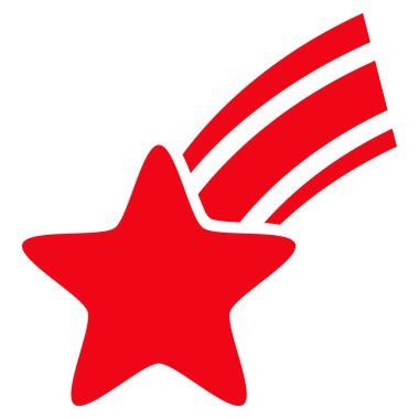 Düşen yıldız vektör simgesi