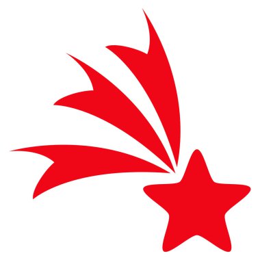 Düşen yıldız vektör simgesi