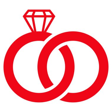 Alyans vektör simgesi