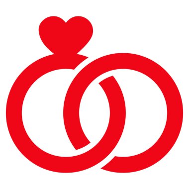 Alyans vektör simgesi