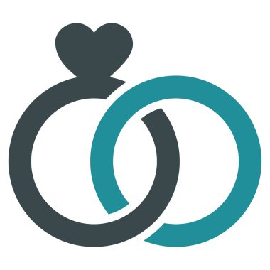 Alyans vektör simgesi