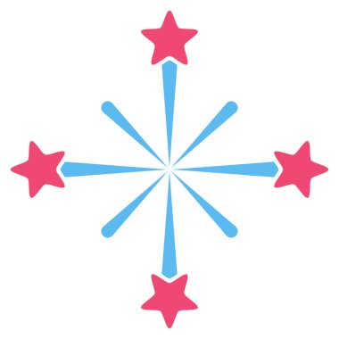 Fireworks vektör simgesi