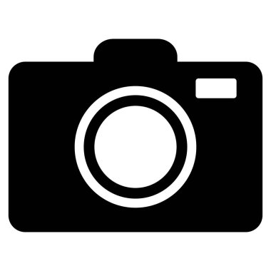 Fotoğraf kamerası vektör simgesi
