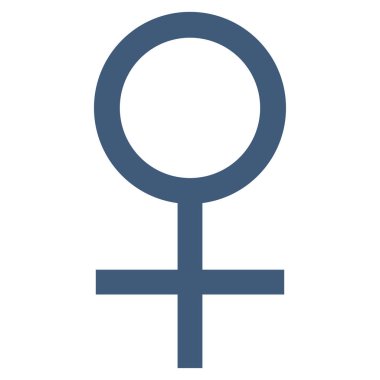 Venüs kadın simge vektör simgesi