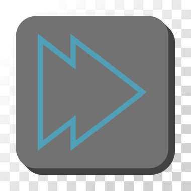 Kare vektör düğmesini yön sağ yuvarlak