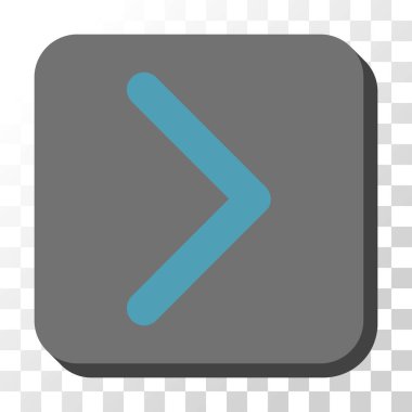 Kare vektör düğmesini yön sağ yuvarlak