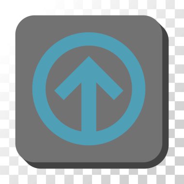 Yuvarlatılmış Kare vektör düğmesini yukarı yön