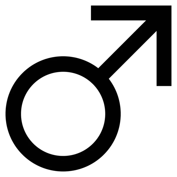 Mars mannelijke symboolpictogram Vector — Stockvector