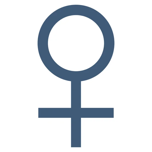 Venus weibliches Symbol Vektor-Symbol — Stockvektor